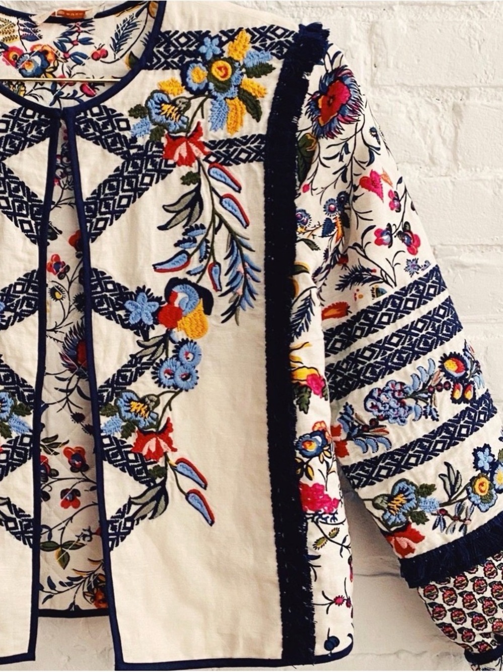 Tory Burch Embroidered Blazer